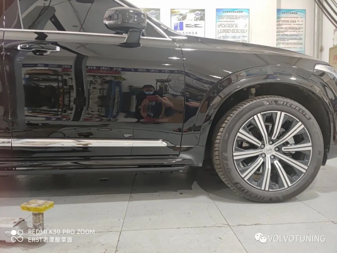 Xc90 B6提车来改四件套 中国沃尔沃改装网