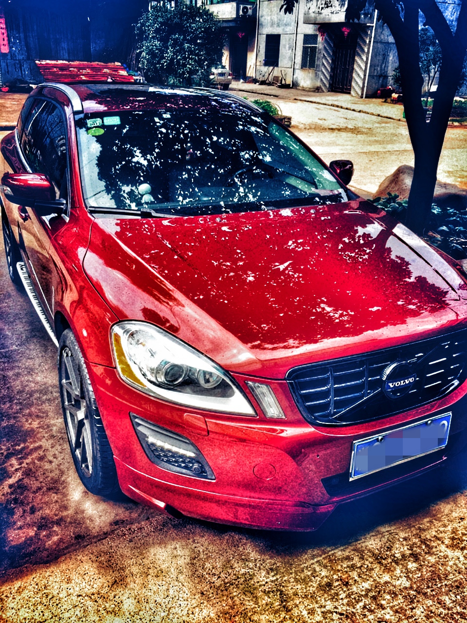 骚红xc60 t6改装 - 中国沃尔沃改装网